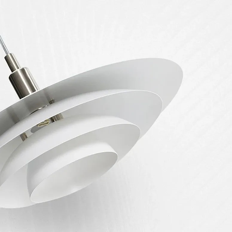 Copri Lampadario Quattro Livelli Alluminio Bianco - clowasit.com