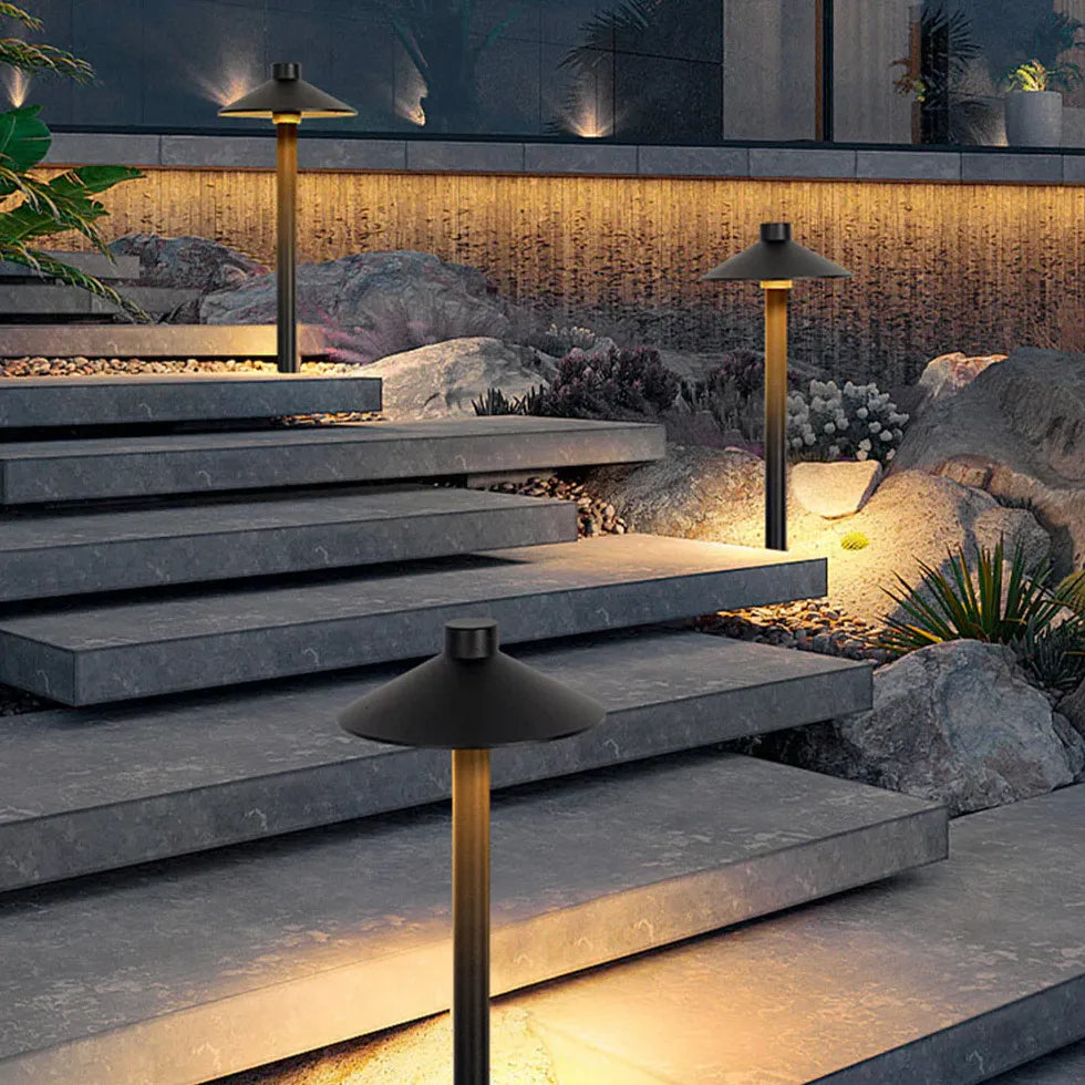 Lampada Palo Da Giardino Con Elegante Nero - clowasit.com