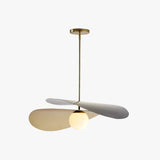 Lampadario LED soggiorno doppio colore design circolare - clowasit.com