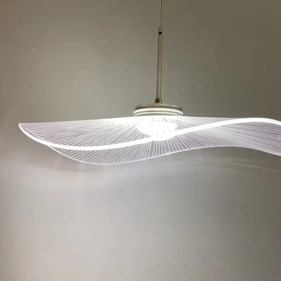 Lampadario Contemporaneo in Acrilico a Foglia - clowasit.com
