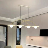 Lampadario Bianco Moderno Quattro Teste LED - clowasit.com