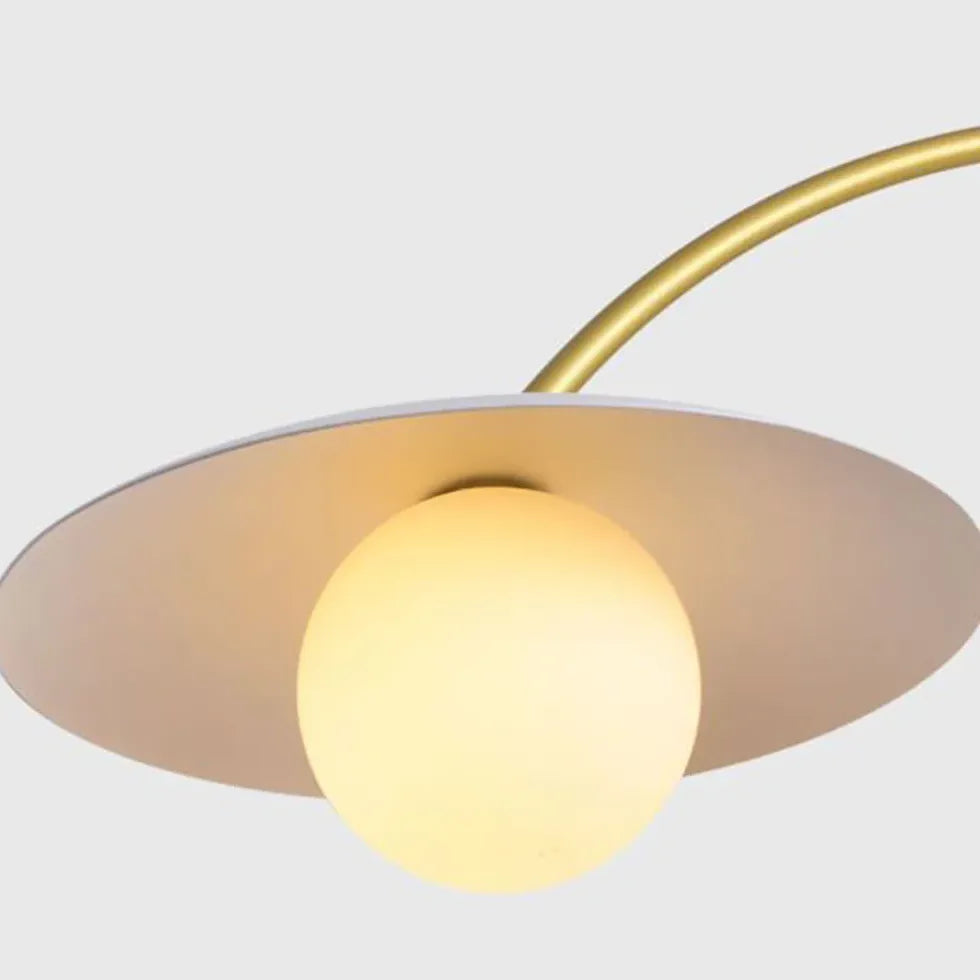 Lampadario Bianco Moderno Quattro Teste LED - clowasit.com