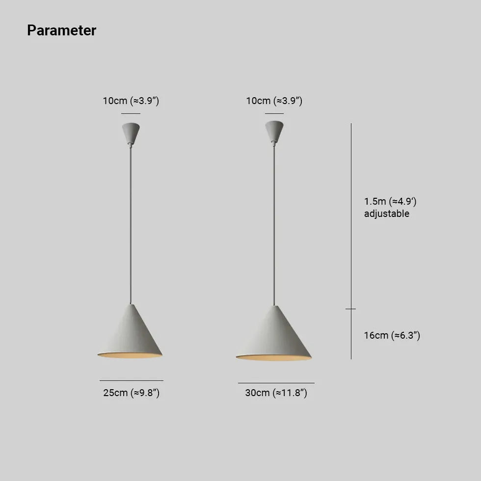 Lampadari Camera Da Letto Moderno Grigio Conico - clowasit.com