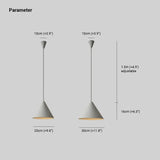 Lampadari Camera Da Letto Moderno Grigio Conico - clowasit.com