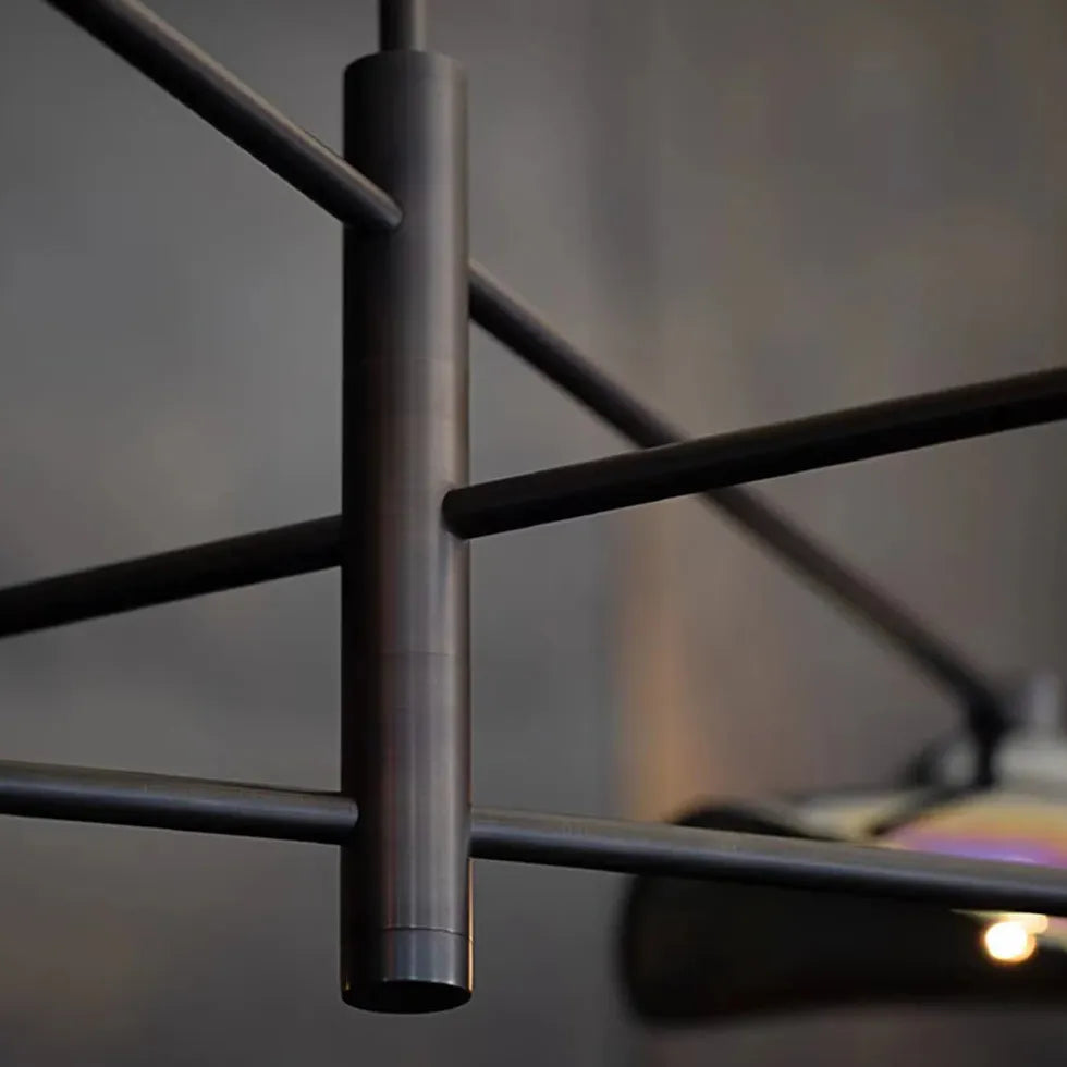 Lampadari moderni soggiorno led Stile elegante nero - clowasit.com