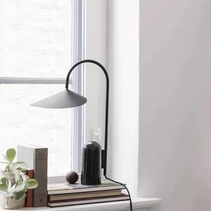 Lampada da Terra Nero Stile Moderno Ufficio - clowasit.com