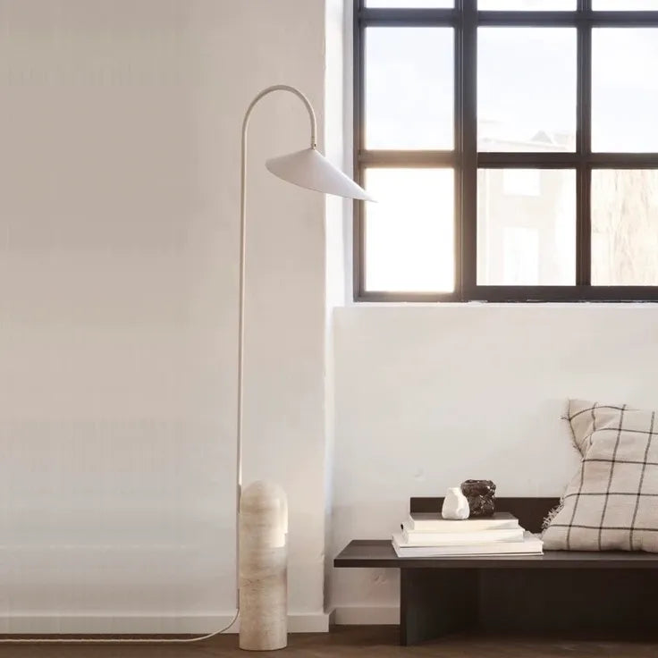 Lampada da Terra Nero Stile Moderno Ufficio - clowasit.com