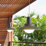 Lampadario Esterno Moderno Design Industriale A Ombrello - clowasit.com