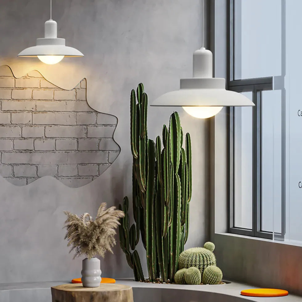 Lampadario Esterno Moderno Design Industriale A Ombrello - clowasit.com