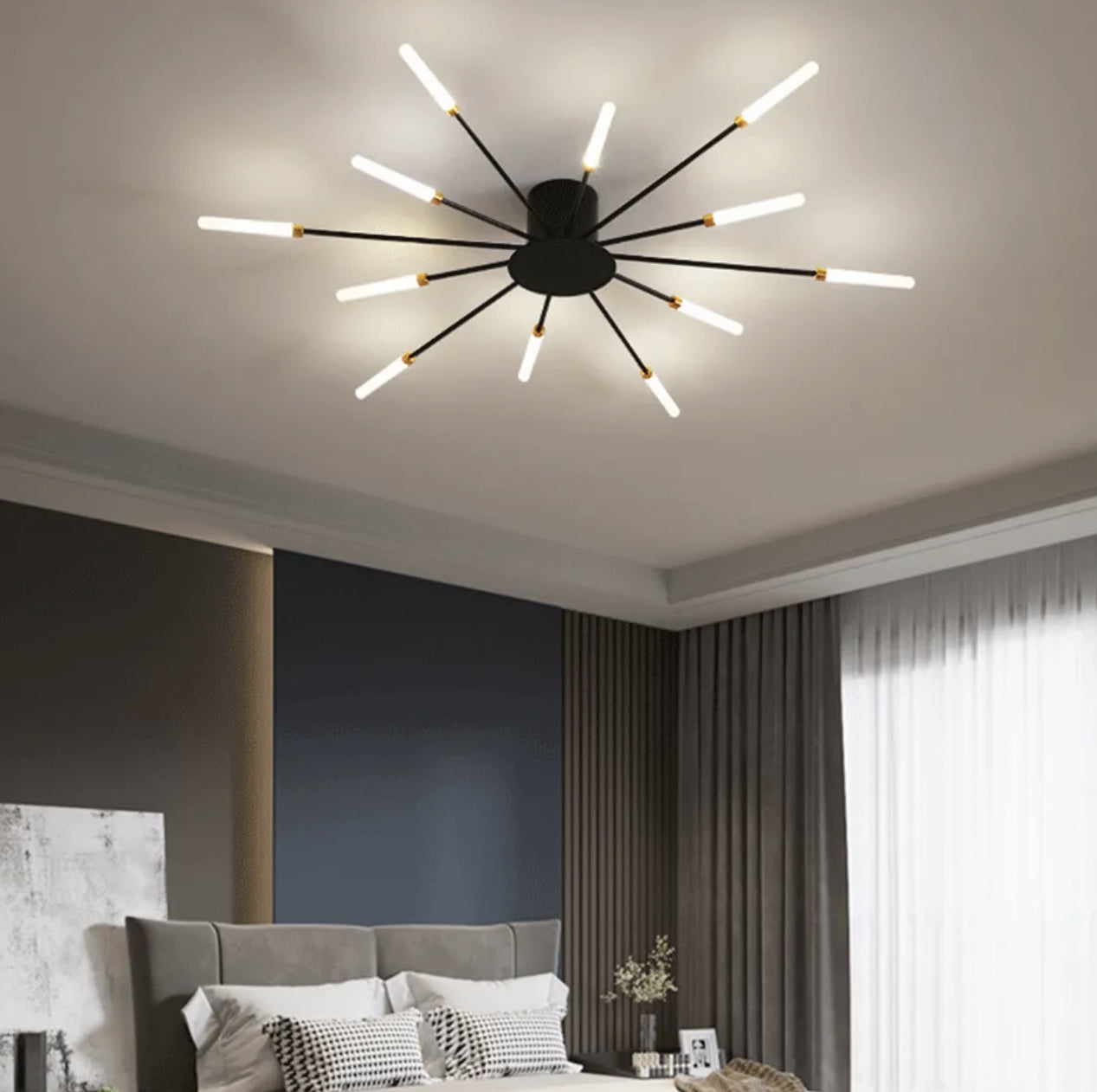 Plafoniera da Salotto LED Moderna Stile Fuochi d’Artificio