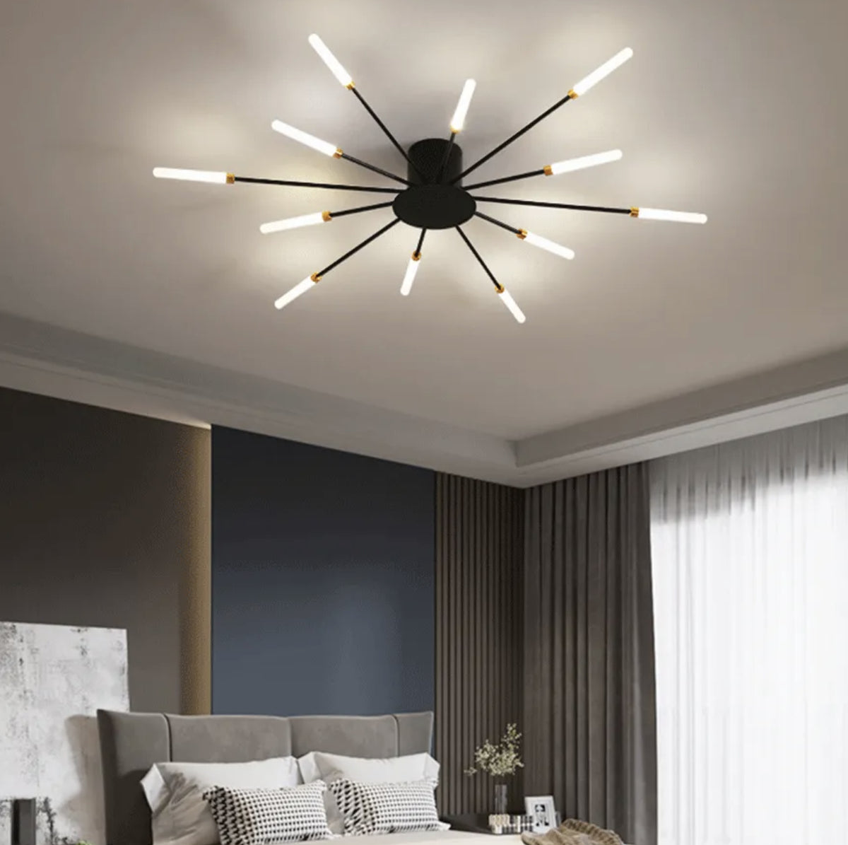 Plafoniera da Salotto LED Moderna Stile Fuochi d’Artificio