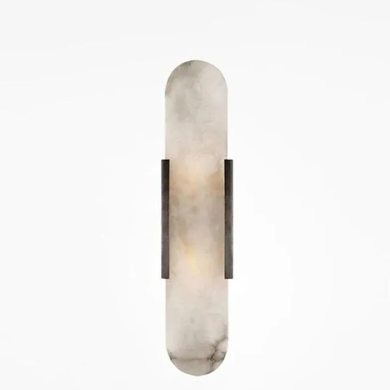 Elegante applique in alabastro ovale - clowasit.com