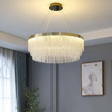 Lampade a sospensione cristallo Eleganza Dorata e Raffinatezza - clowasit.com