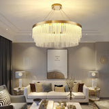 Lampade a sospensione cristallo Eleganza Dorata e Raffinatezza - clowasit.com