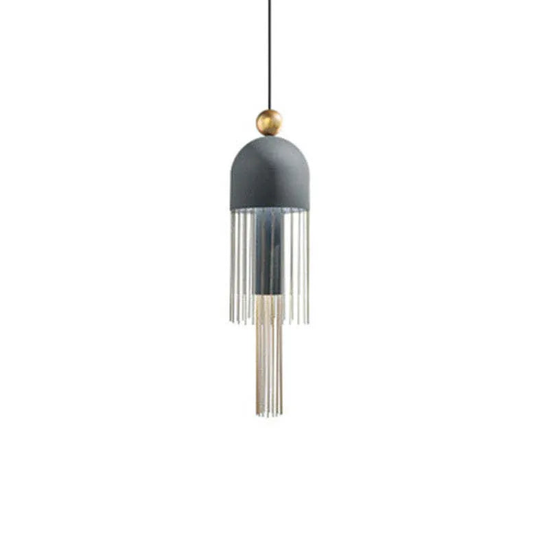 Lampadario Modernariato Con Dettagli Dorati - clowasit.com