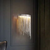 Applique da parete di lusso frange argento - clowasit.com