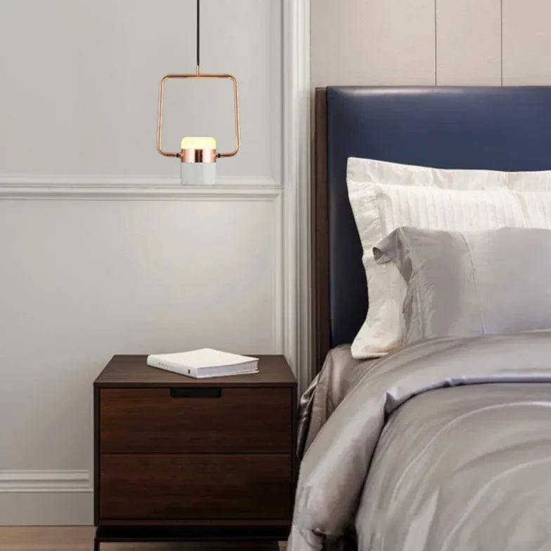Lampadari moderni per camera oro geometrico - clowasit.com