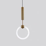 Lampadari moderni per camera oro geometrico - clowasit.com