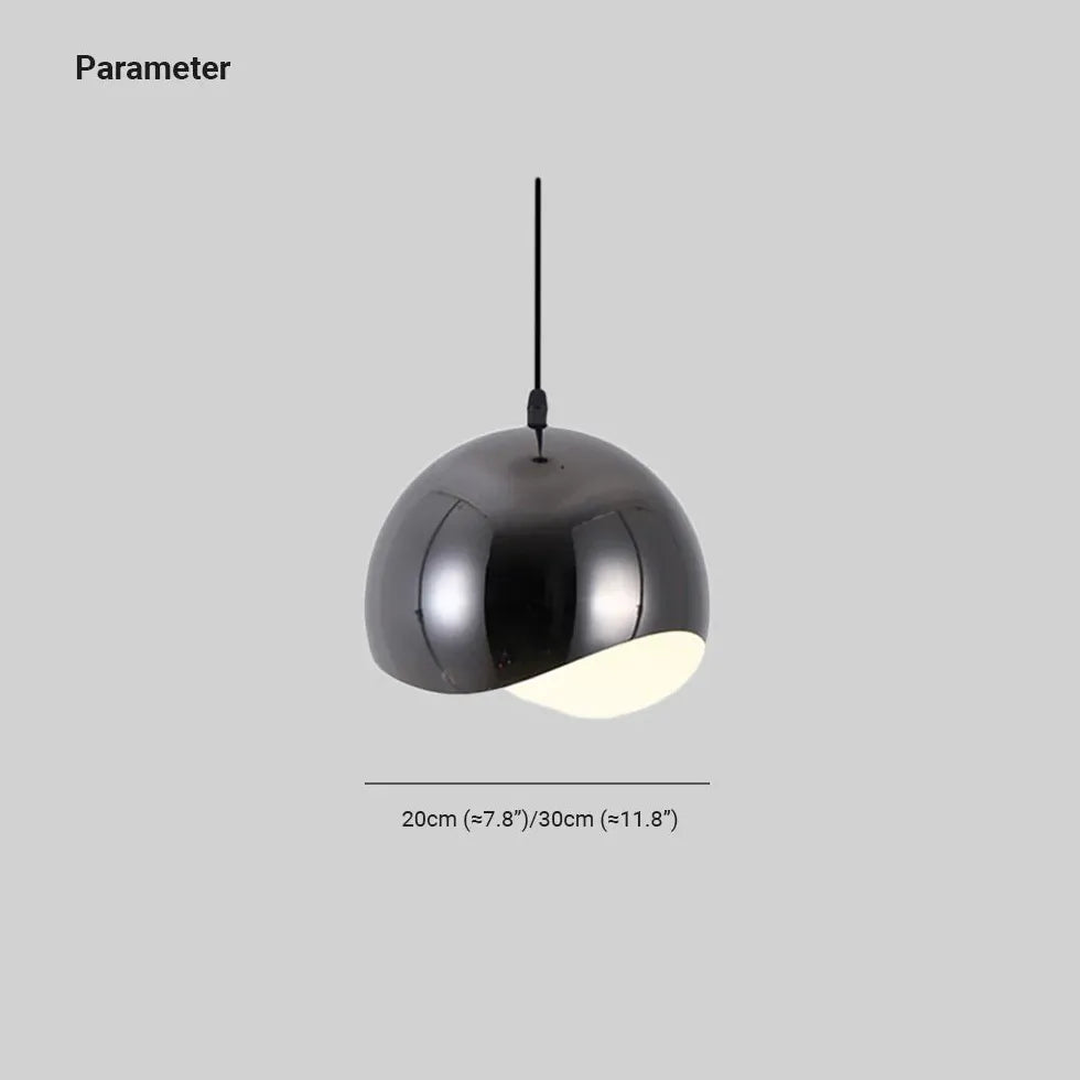 Lampadario metallo industriale semisfera design lineare moderno - clowasit.com