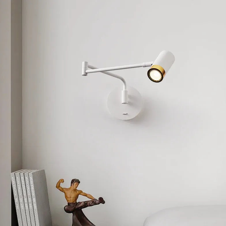 Faretto Orientabile Parete Nero Design Moderno LED - clowasit.com
