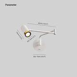Faretto Orientabile Parete Nero Design Moderno LED - clowasit.com