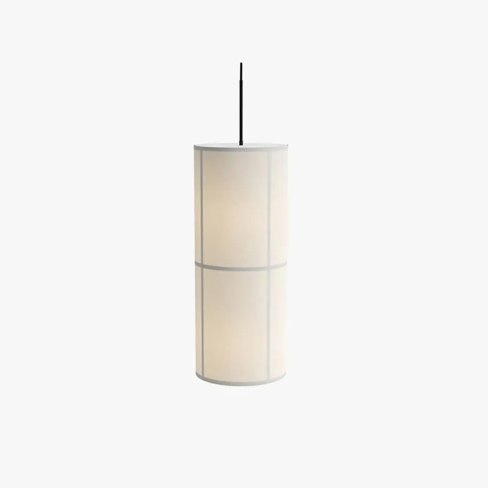 Lampadari moderni in tessuto trasparente cilindrico - clowasit.com