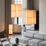 Lampadari moderni in tessuto trasparente cilindrico - clowasit.com
