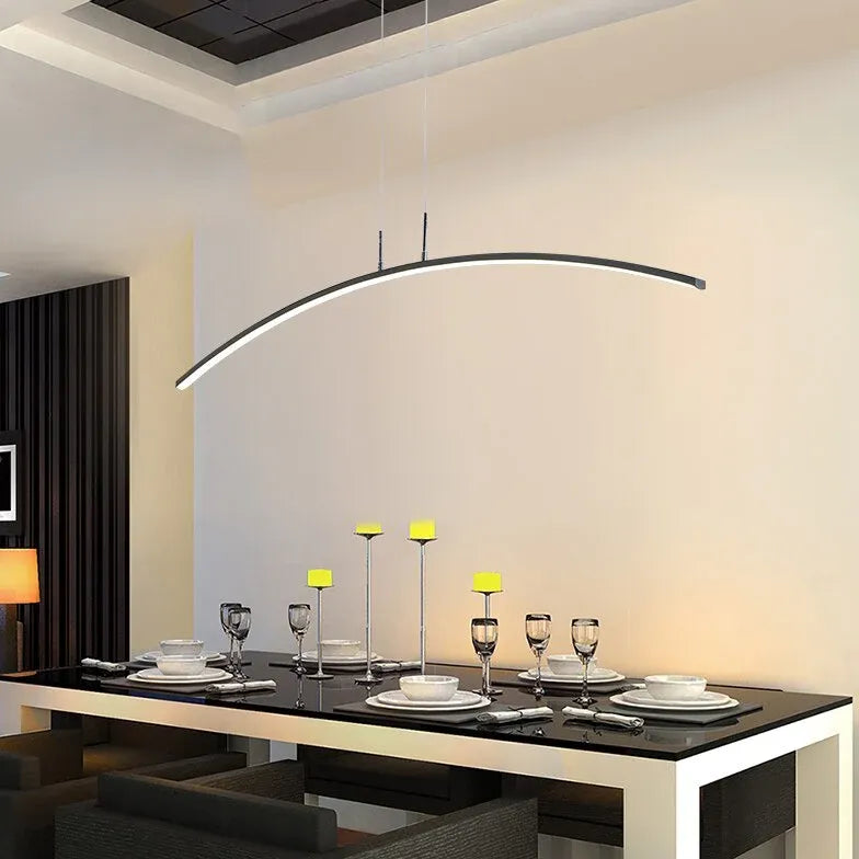 Lampadario Sala da Pranzo Moderna Design Arcuato - clowasit.com