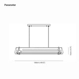 Lampadario moderno sopra tavolo design elegante geometrico - clowasit.com
