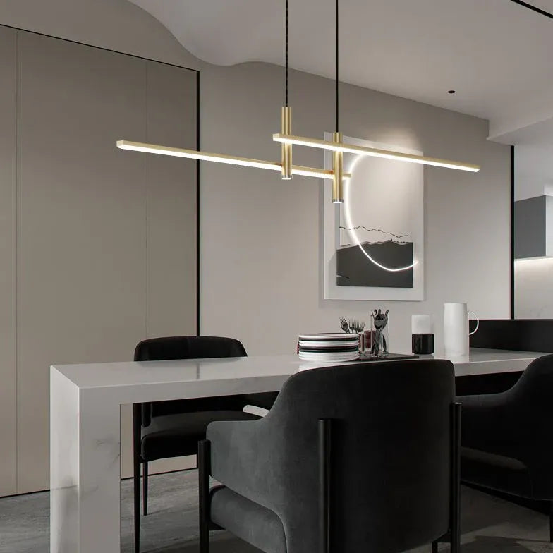Semplice lampadario da ristorante a una linea - clowasit.com