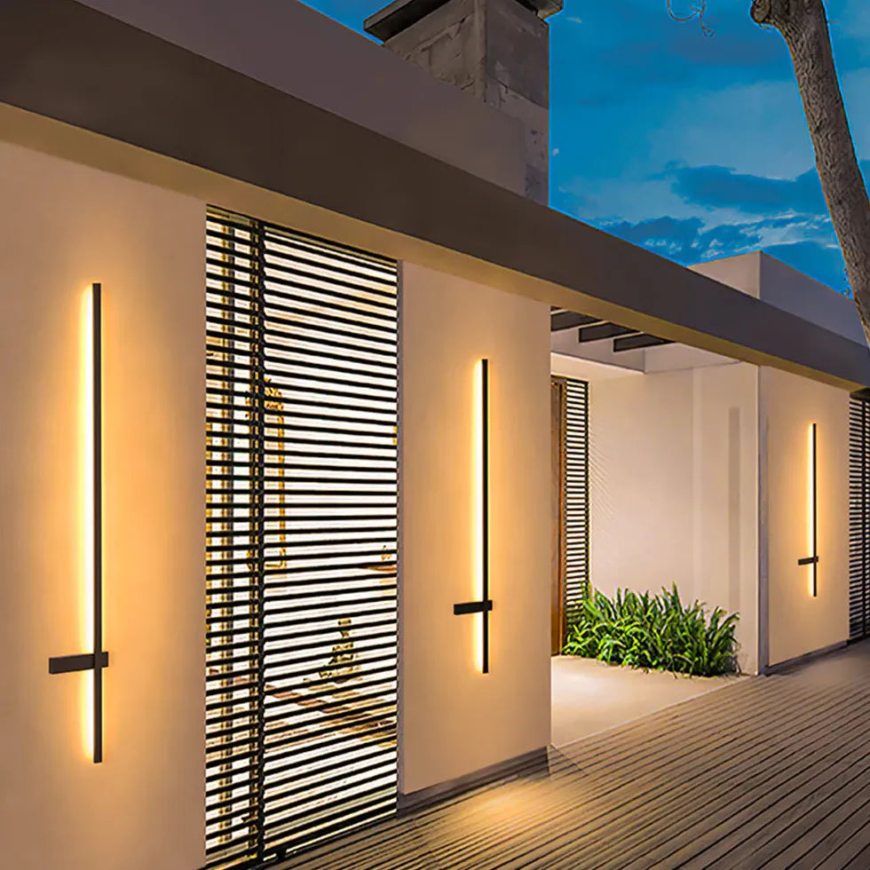 Luci da Esterno Design Linee Incrociate Eleganti - clowasit.com
