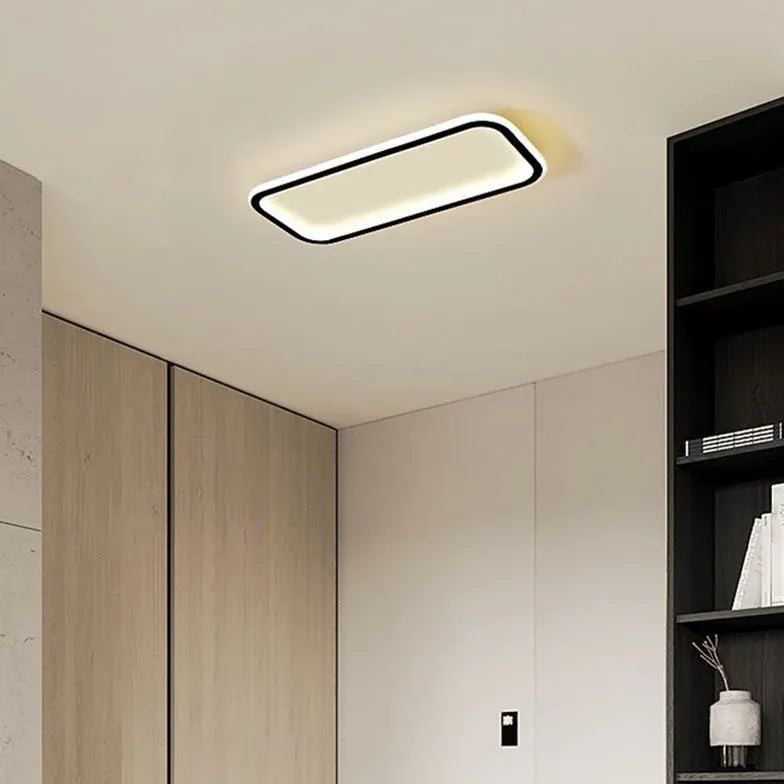 Plafoniera a Soffitto Rettangolare Sottile Minimalista - clowasit.com