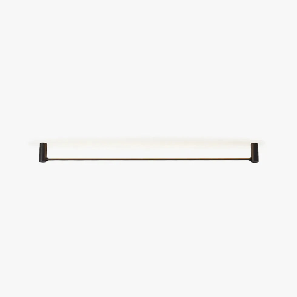 Lampada da Soffitto LED Lineare Nera - clowasit.com