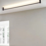 Lampada da Soffitto LED Lineare Nera - clowasit.com