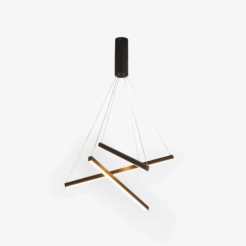 Lampadario moderno soggiorno led elegante geometrico - clowasit.com