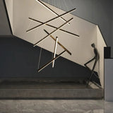 Lampadario moderno soggiorno led elegante geometrico - clowasit.com