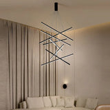 Lampadario moderno soggiorno led elegante geometrico - clowasit.com