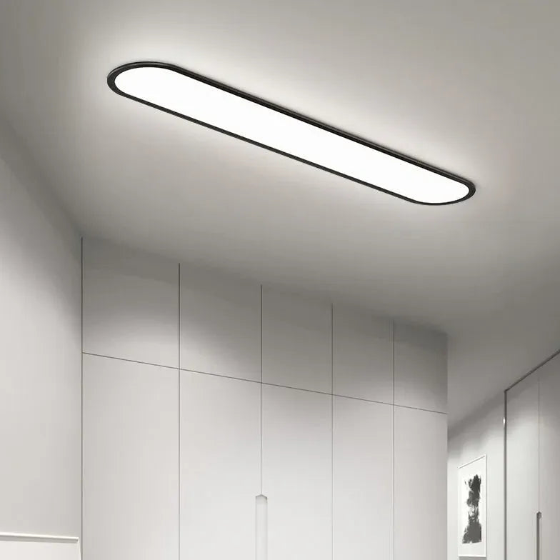 Plafoniere led moderne design in stile ovale bianco - clowasit.com