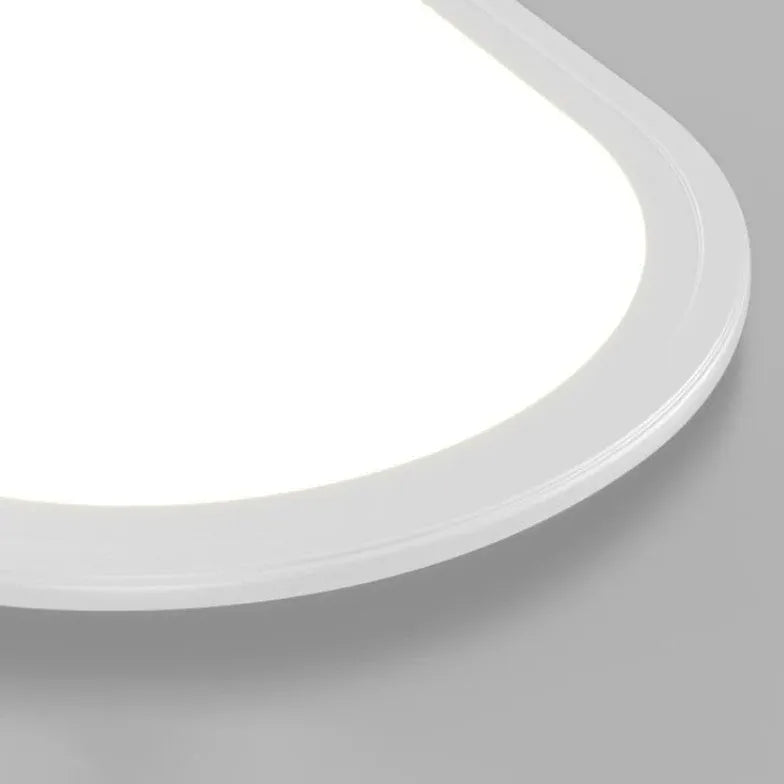Plafoniere led moderne design in stile ovale bianco - clowasit.com
