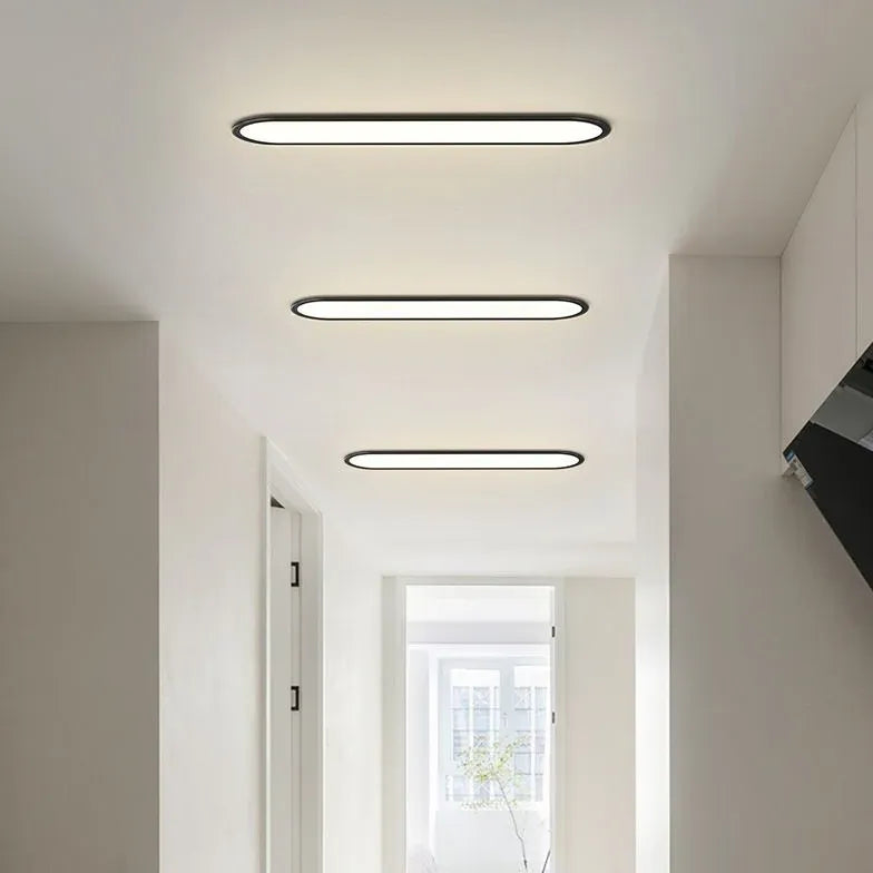 Plafoniere led moderne design in stile ovale bianco - clowasit.com