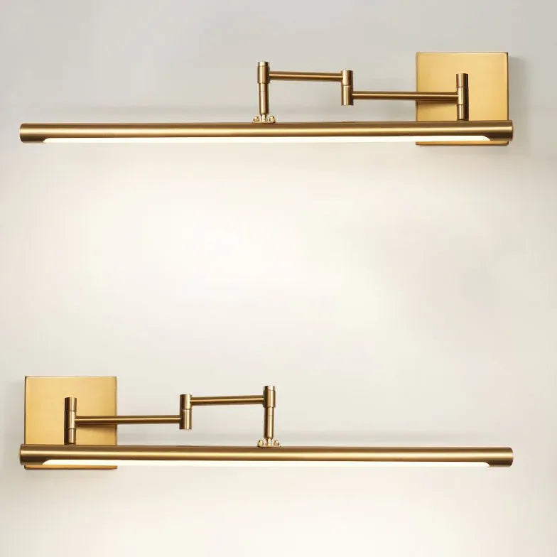 Lampada led da specchio dorata per bagno - clowasit.com