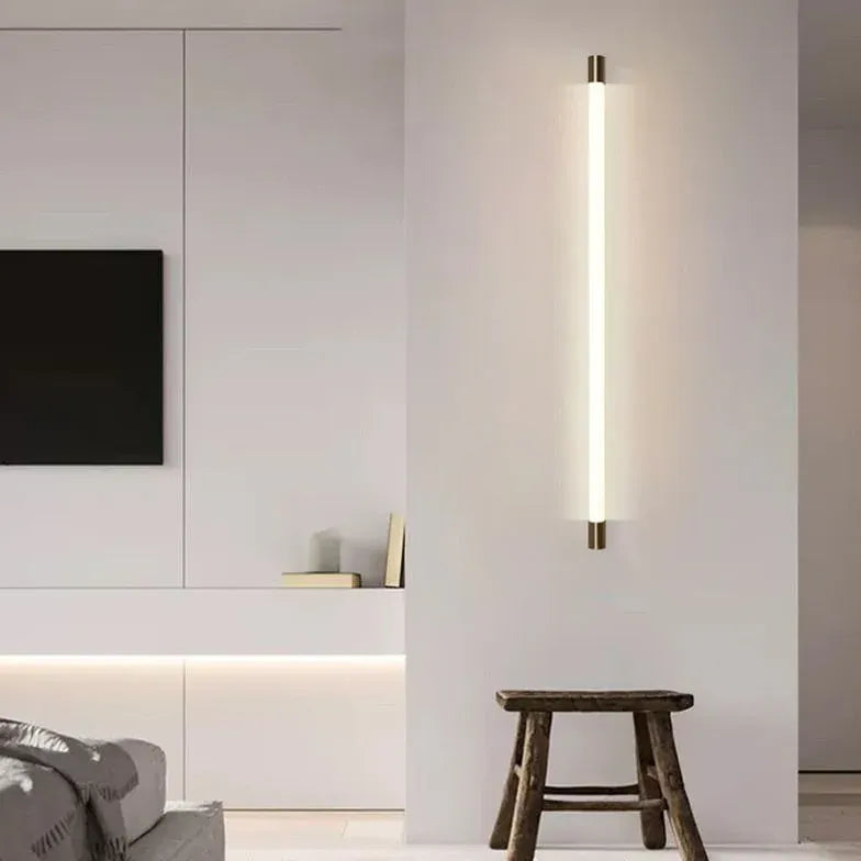 Lampada da parete a LED tubo dorato - clowasit.com