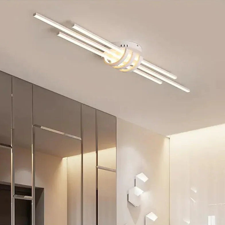 Plafoniera minimalista per illuminazione lineare corridoio - clowasit.com