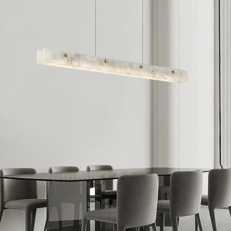 lampadari moderni led in marmo lineari italiani - clowasit.com
