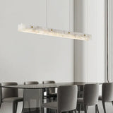 lampadari moderni led in marmo lineari italiani - clowasit.com