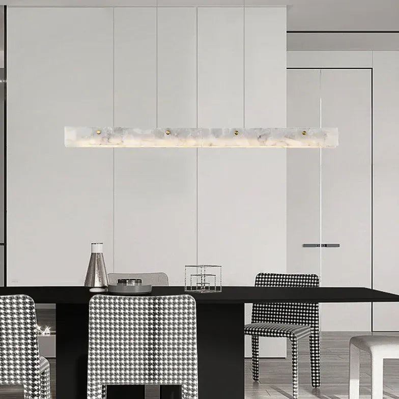 lampadari moderni led in marmo lineari italiani - clowasit.com