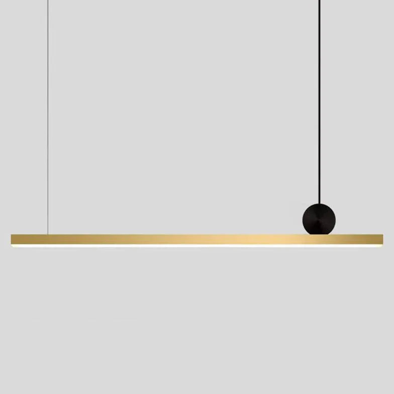 Lampadario Semplice per Sala da Pranzo Lineare - clowasit.com