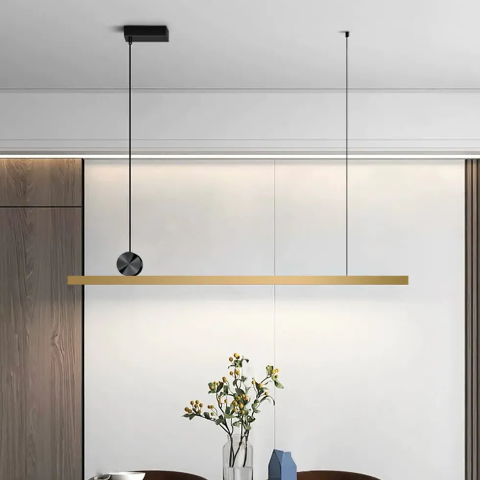 Lampadario Semplice per Sala da Pranzo Lineare - clowasit.com