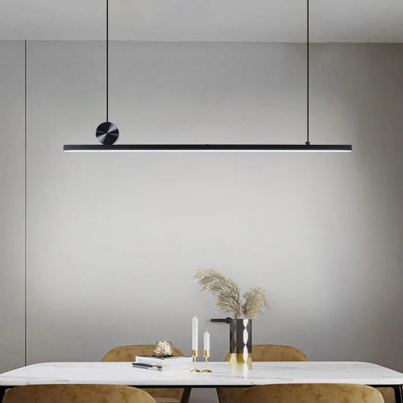 Lampadario Semplice per Sala da Pranzo Lineare - clowasit.com