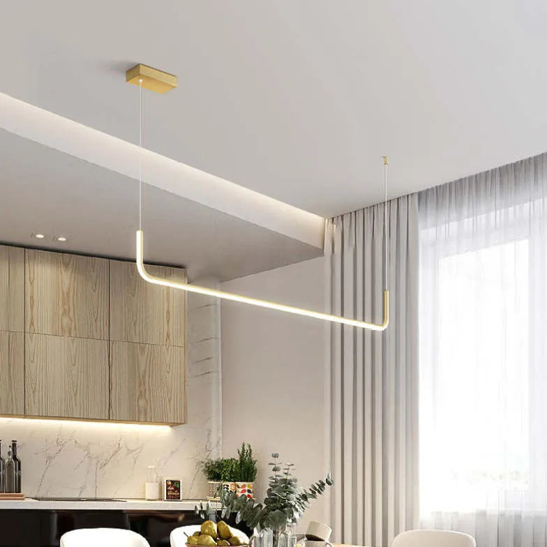 Lampadario moderno per cucina design a U incrociato - clowasit.com